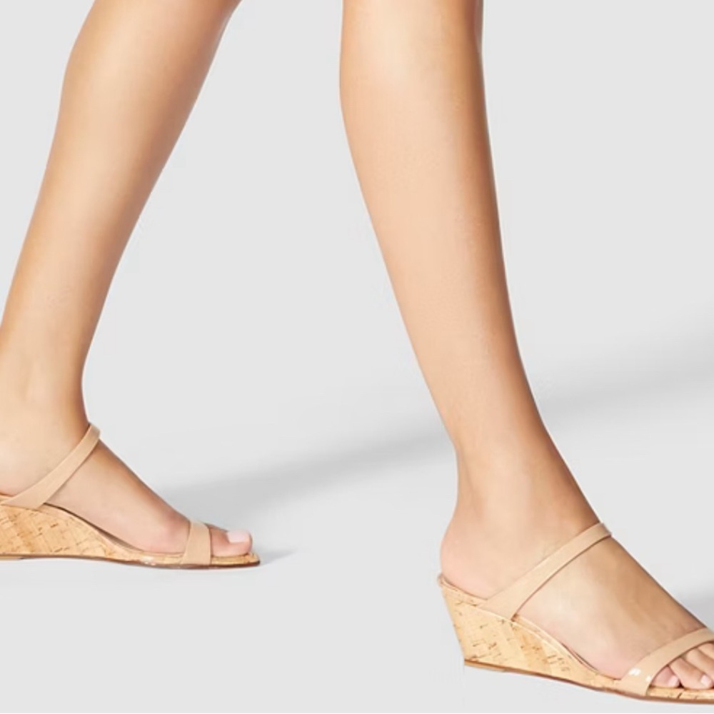 Stuart Weitzman Tan Wedges